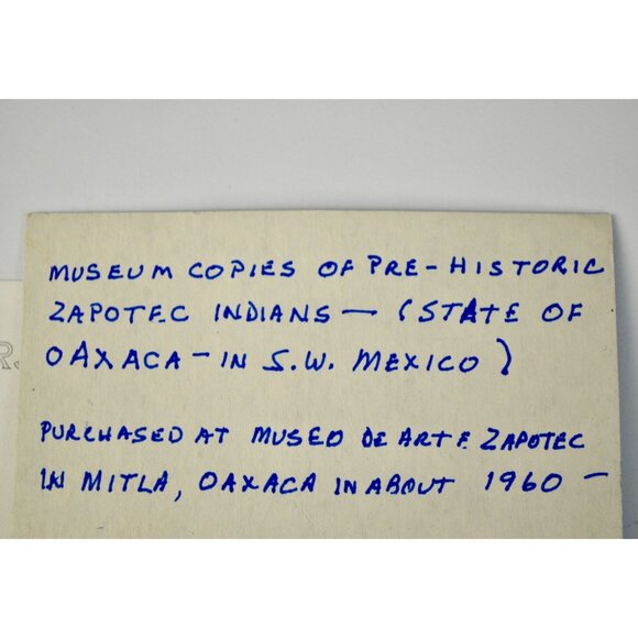 Museum Copies Terra Cotta Pre-Historic Zapotec Indians Oaxaca Mexico 1960s Vinta - Picture 5 of 11
